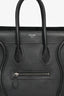 Celine Black Grained Leather Micro Luggage Tote