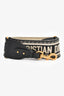 Christian Dior Black Logo Canvas Guitar Strap