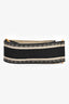 Christian Dior Black Logo Canvas Guitar Strap