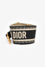Christian Dior Black Logo Canvas Guitar Strap
