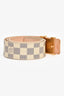 Louis Vuitton Damier Azur Canvas LV Buckle Belt Size 85/34