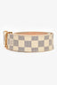 Louis Vuitton Damier Azur Canvas LV Buckle Belt Size 85/34