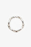Hermès Sterling Silver Chaine D'ancre Enchainee Small Model Ring Size 53