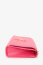 Saint Laurent Pink Leather Monogram Medium Kate Shoulder Bag