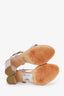 Stuart Weitzman Pink Leather Block Heel Sandals Size 6.5