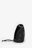 Chloe Black Grained Leather Marcie Saddle Bag