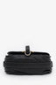 Chloe Black Grained Leather Marcie Saddle Bag