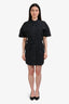 Isabel Marant Etoile Dark Grey Cotton Utility Button Down Dress Size 34