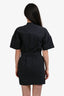 Isabel Marant Etoile Dark Grey Cotton Utility Button Down Dress Size 34