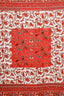 Hermès Orange/Red 'Chasse En Inde En Soie' Silk Scarf Size 90