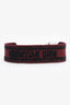 Christian Dior Burgundy/Crystal Friendship Bracelet Duo