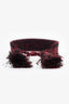 Christian Dior Burgundy/Crystal Friendship Bracelet Duo