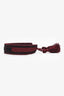 Christian Dior Burgundy/Crystal Friendship Bracelet Duo