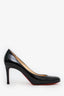 Christian Louboutin Black Patent Leather Pumps Size 36.5