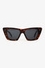 Celine Dark Brown Tortoise Acetate Cat Eye Sunglasses