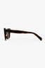 Celine Dark Brown Tortoise Acetate Cat Eye Sunglasses