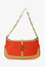 Gucci Vintage Suede Jackie Chain Shoulder Bag