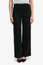 Frame Black Denim 'Jetset Slim Palazzo' Wide Leg Stretch Jeans Size 1