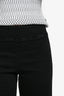 Frame Black Denim 'Jetset Slim Palazzo' Wide Leg Stretch Jeans Size 1