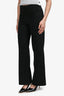 Frame Black Denim 'Jetset Slim Palazzo' Wide Leg Stretch Jeans Size 1
