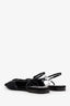 Gucci Black Velvet Slingback Flats Size 40