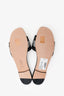 Christian Dior Black Canvas Crystal Embellished Dway Slide Sandals Size 40.5