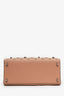 Christian Louboutin Blush Studded Leather Medium Paloma Top Handle With Strap