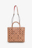 Christian Louboutin Blush Studded Leather Medium Paloma Top Handle With Strap