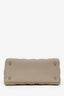 Christian Dior 2022 Taupe Grained Cannage Calfskin Medium Lady Dior Bag With Strap