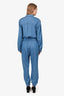 Xirena Blue Denim Slouchy Long Sleeve Jumpsuit Size M