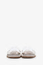 Hermès White Box Calfskin Oran Sandals Size 39