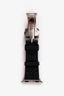 Hermès Black Rubber Deployment Buckle Kilim Single Tour 40mm