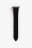 Hermès Black Rubber Deployment Buckle Kilim Single Tour 40mm