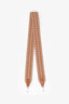 Hermès Orange/White 'Sangle Cavale' 50mm Bag Strap