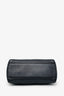 Fendi Black Soft Leather Small 'Peekaboo' Bag With Strap
