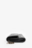 Christian Dior 2014 Black Cannage Patent Leather Lady Wallet On Chain