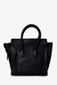 Celine 2012 Black Leather Micro Luggage Bag