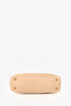 Miu Miu 2024 Runway Beige Nappa Leather Archive 2009 Aventure Top Handle Bag With Strap