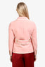 Gucci Pink Wool/Silk Blend Bow Detail Evening Jacket Size 42