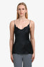 Giorgio Armani Black Silk Cami Tank Top Size 42