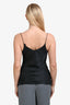 Giorgio Armani Black Silk Cami Tank Top Size 42