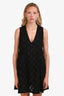 Marni Black Cotton Polka Dot Sleeveless Mini Dress Size 38