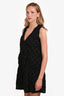 Marni Black Cotton Polka Dot Sleeveless Mini Dress Size 38