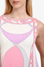 Emilio Pucci Pink/Purple Printed Sleeveless Midi Dress Size 6