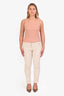 Brunello Cucinelli Beige Corduroy Slim Leg Pants Size 6