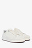 Loro Piana White Perforated Suede Sneakers Size 36