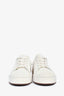 Loro Piana White Perforated Suede Sneakers Size 36