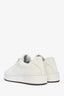 Loro Piana White Perforated Suede Sneakers Size 36