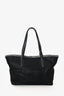 Stella McCartney Black/Silver Shaggy Deer Falabella East West Shopper Tote Bag