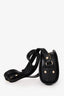 A.P.C. Black Leather Demi Lune Crossbody Bag
